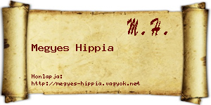 Megyes Hippia névjegykártya